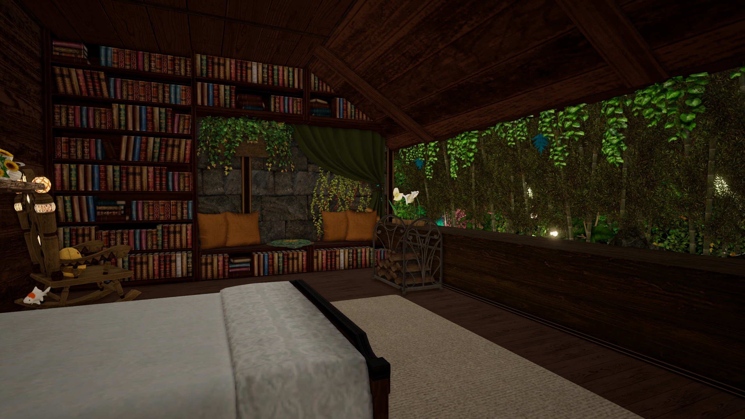 cozy bedroom forest        <h3 class=