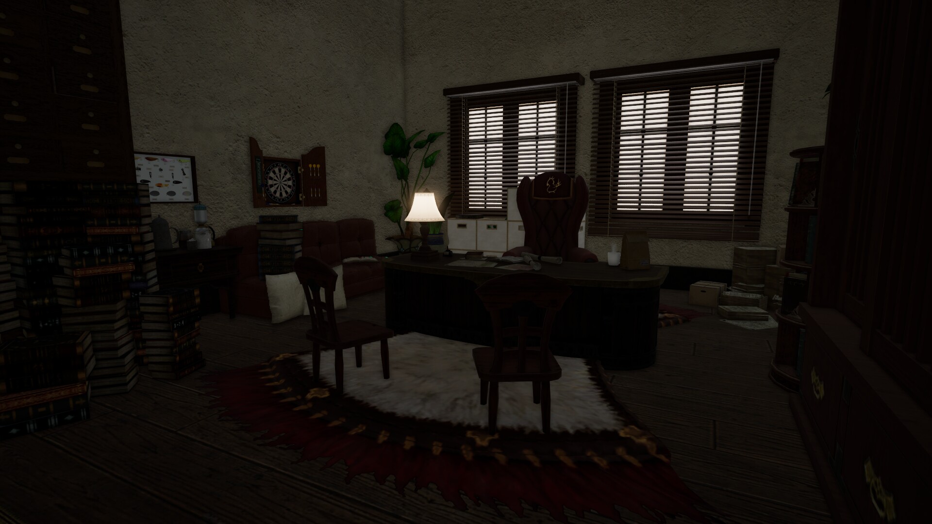 Rundown detective agency makeplace